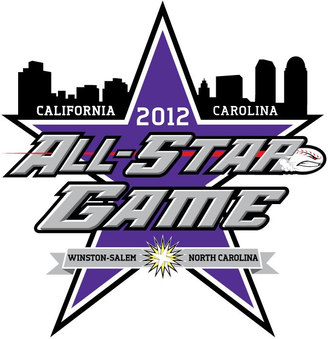 Carolina League all-star game 2012 primary logo iron on transfers for clothing